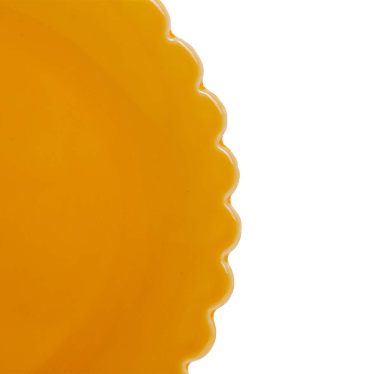 Prato Sobremesa Amarelo Izabel