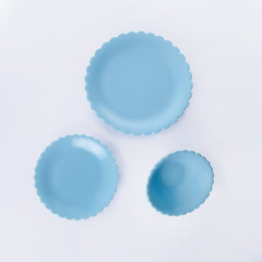 Aparelho De Jantar Izabel Azul - 12 Peças