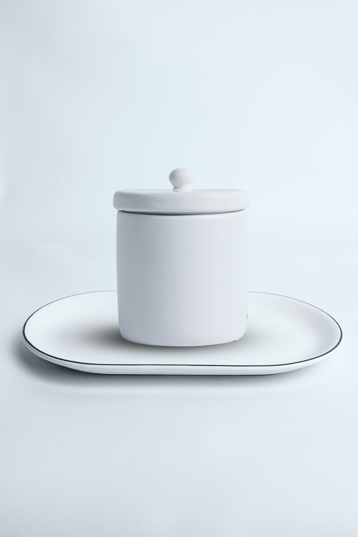 Kit 2 peças: Vela e Bandeja